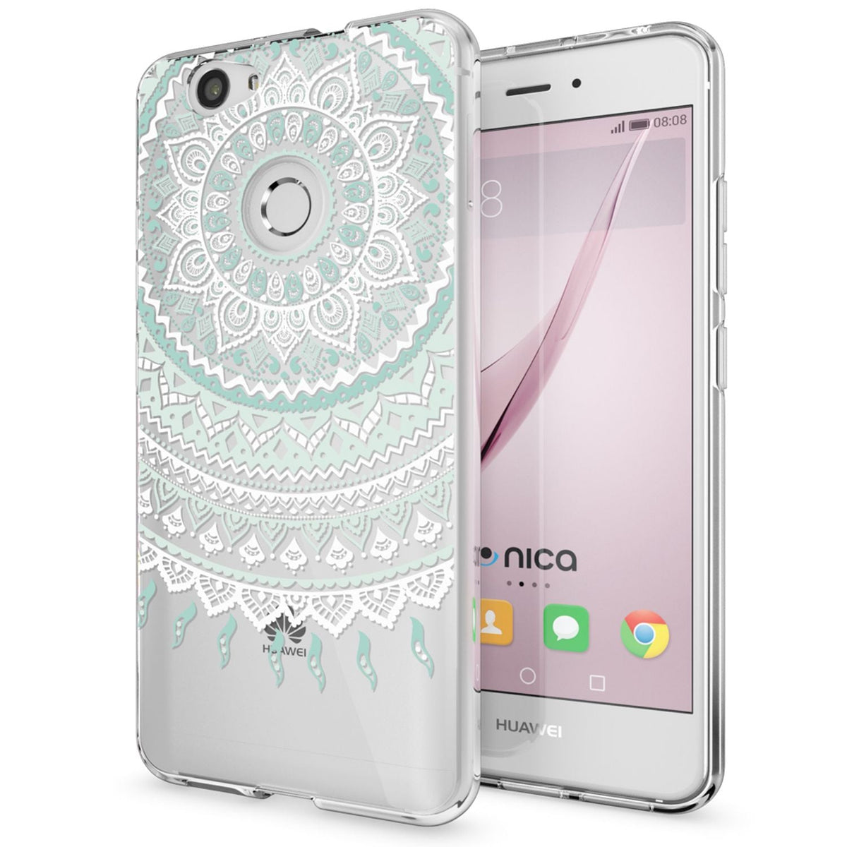 NALIA Handyhülle kompatibel mit Huawei Nova, Slim Silikon Motiv Case Cover Hülle Crystal Schutzhülle Dünn Durchsichtig, Etui Handy-Tasche Back-Cover Smart-Phone Bumper