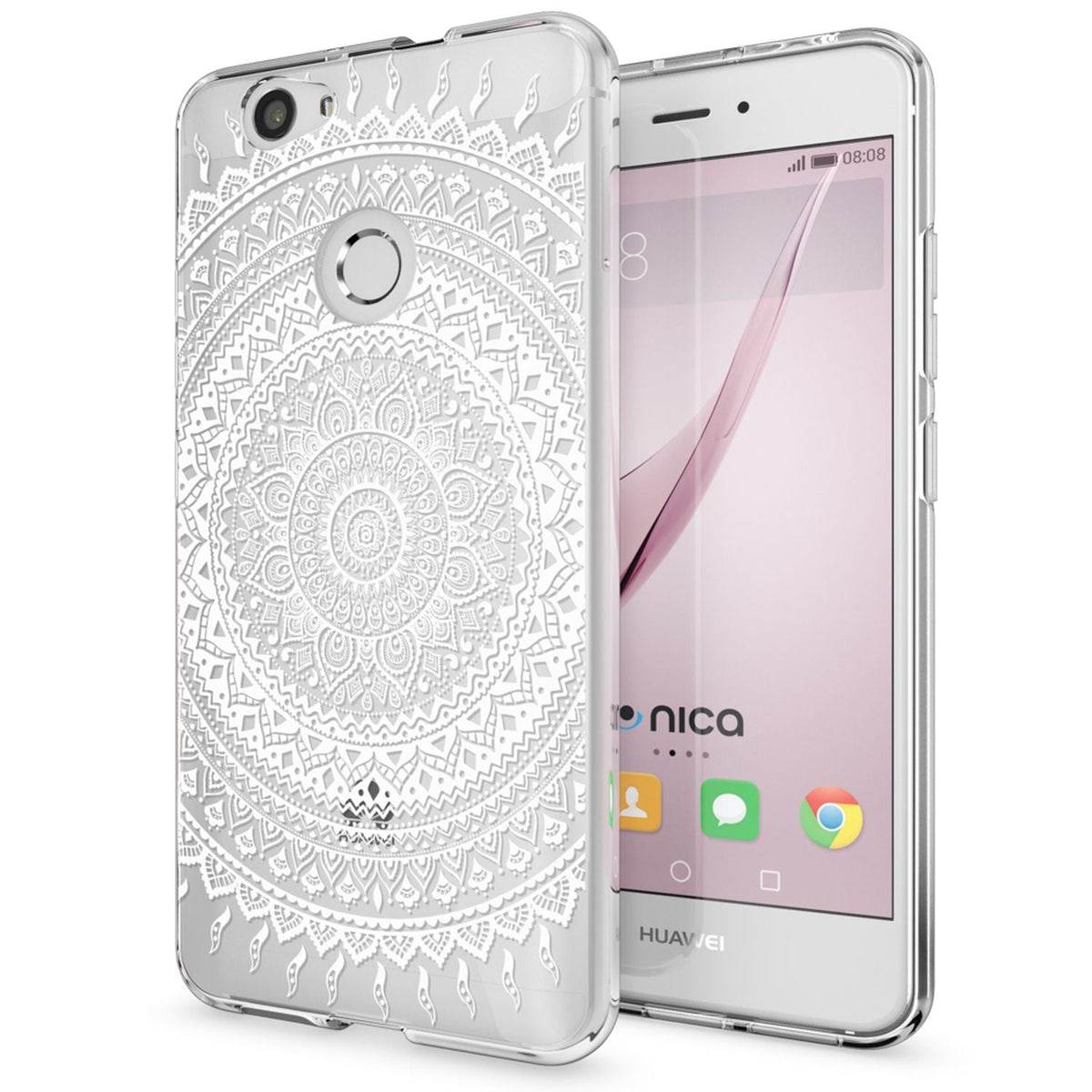 NALIA Handyhülle kompatibel mit Huawei Nova, Slim Silikon Motiv Case Cover Hülle Crystal Schutzhülle Dünn Durchsichtig, Etui Handy-Tasche Back-Cover Smart-Phone Bumper