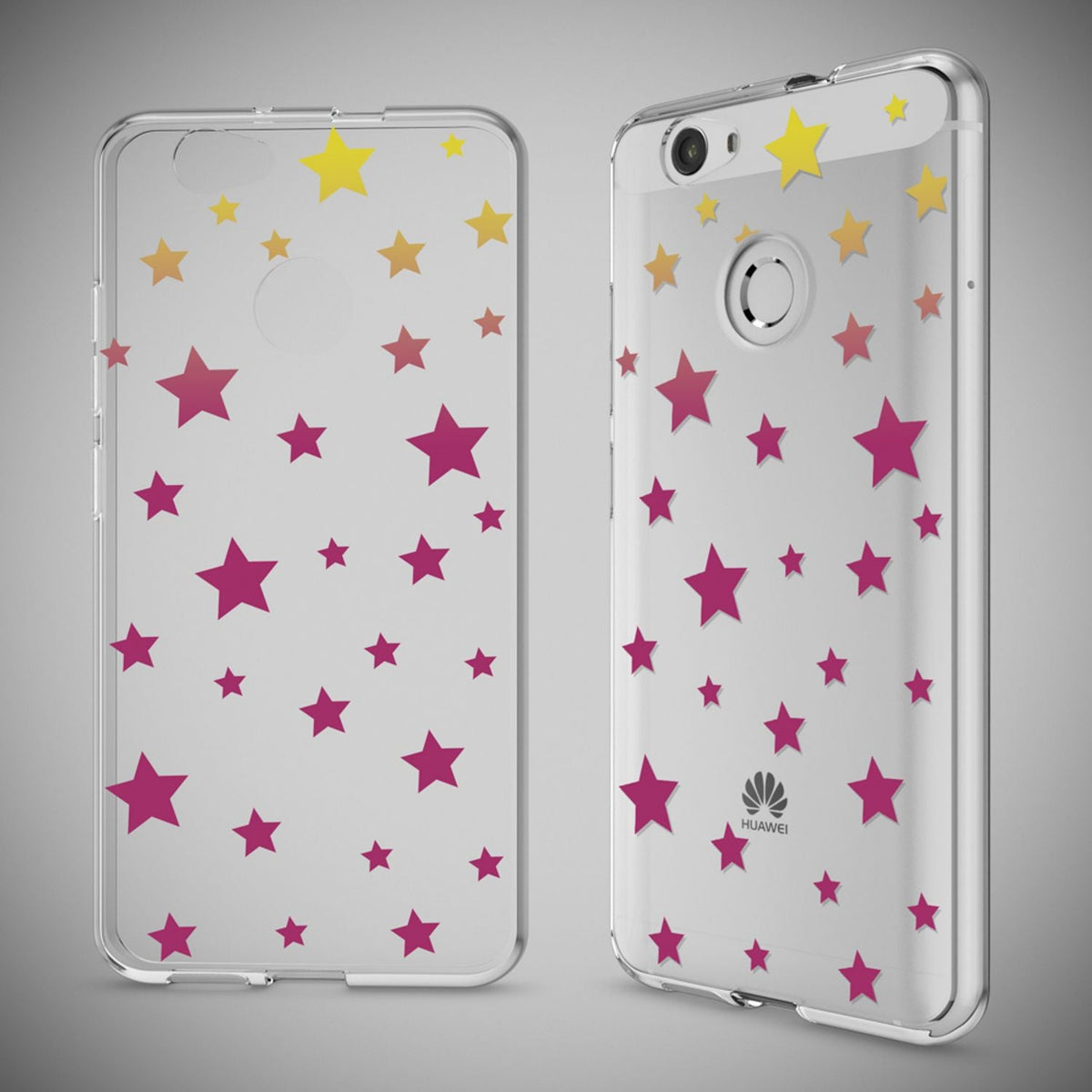 NALIA Handyhülle kompatibel mit Huawei Nova, Slim Silikon Motiv Case Cover Hülle Crystal Schutzhülle Dünn Durchsichtig, Etui Handy-Tasche Back-Cover Smart-Phone Bumper