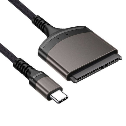SYSTEM-S SATA cable 15 cm 22-pin female to USB 3.1 Type C male adapter for hard drive