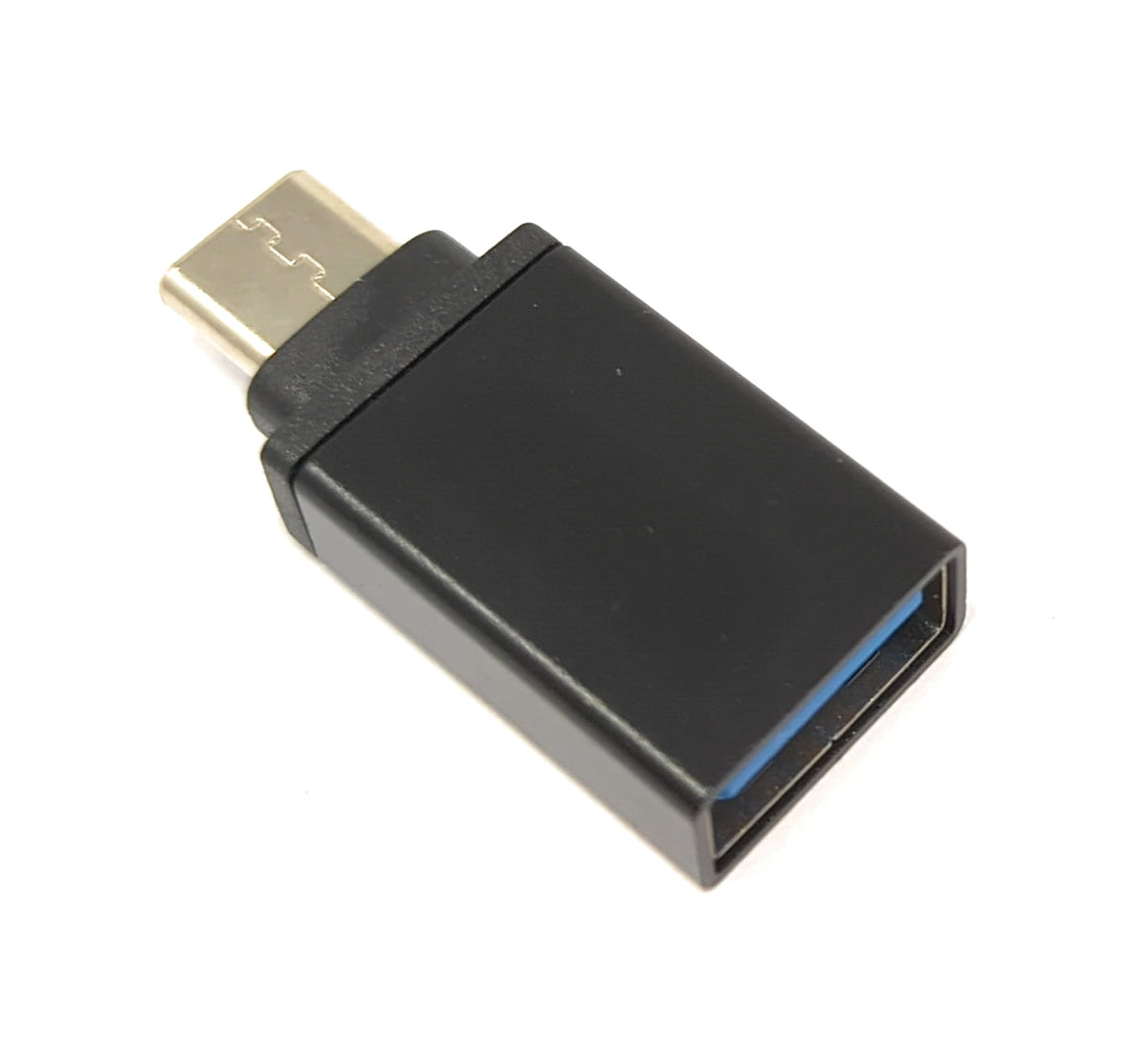 USB 3.1 Adapter Typ C Stecker zu 3.0 A Buchse Kabel in Schwarz | System-S