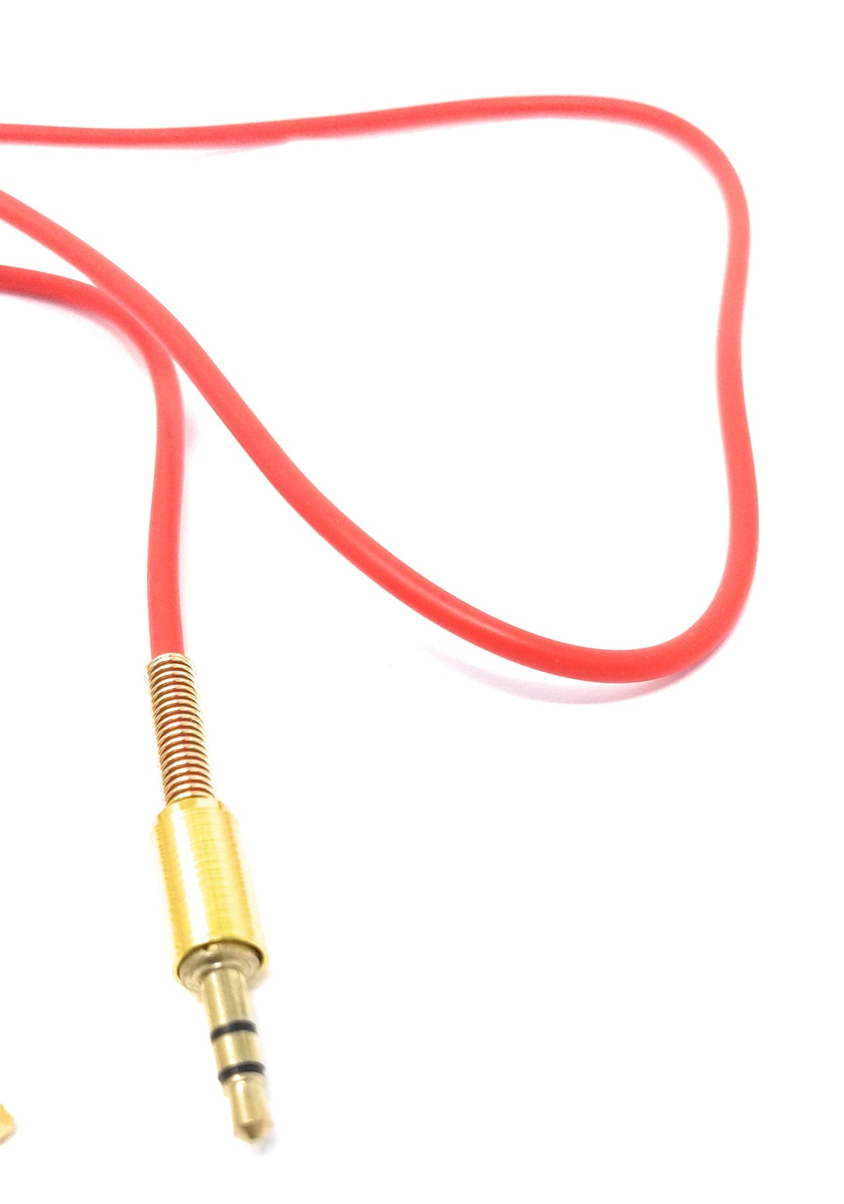 SYSTEM-S Audio Cable 100cm Stereo AUX Jack 3.5 mm Male to Male Angled Anti-kink