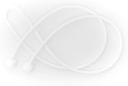 System-S 1x Silicone Holder for AirPods Headphones in White