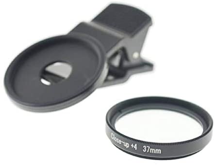 System-S Close-Up Lens 4X Magnification 37mm Lens for Smartphone Tablet