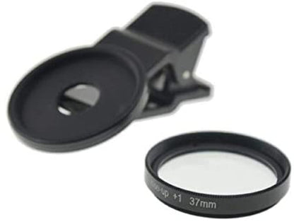 System-S Close-Up Lens 1X Magnification 37mm Lens for Smartphone Tablet 