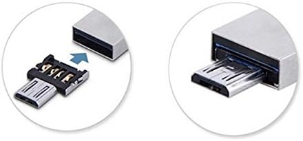 System-S USB OTG On The Go Adapter 2.0 Type A (male) to Micro (male) converter for memory sticks