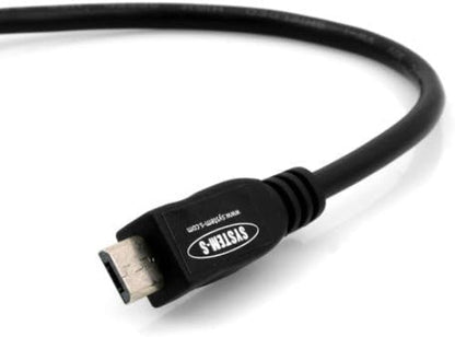 Kurzes Micro USB zu Mini USB Kabel 30 cm I SYSTEM-S