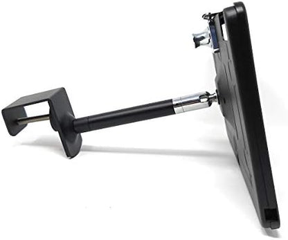 SYSTEM-S Stangen Halterung mit Schloss Befestigung aus Metall Schwarz für iPad Pro 10,5" - DREIKS