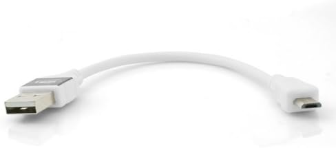 System-S Micro USB 2.0 Kabel Datenkabel und Ladekabel in weiß 10 cm - DREIKS
