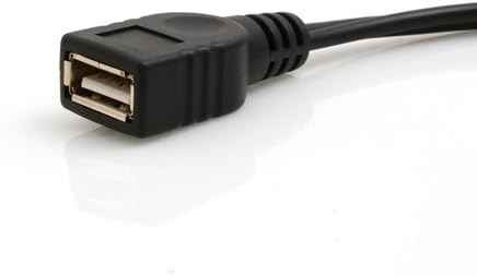 SYSTEM-S 3 in 1 OTG Host USB A (female) zu Micro USB (male/female) Datenkabel Kabel 20 cm - DREIKS