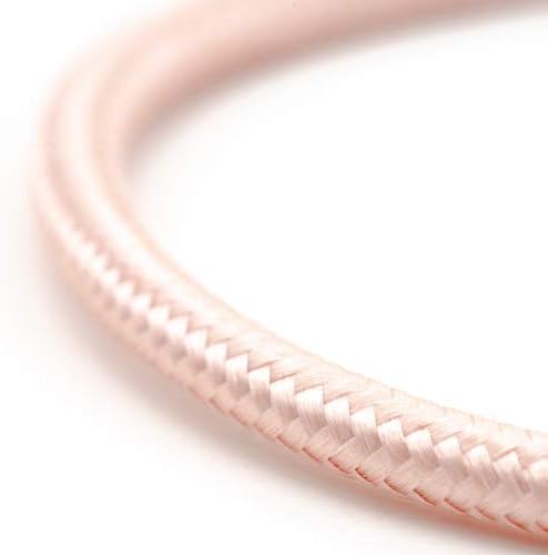 SYSTEM-S Micro USB Kabel 90° grad rechts gewinkelt  zu USB 2.0 Typ A 90° Grad rechts gewinkelt 20 cm in Rose - DREIKS