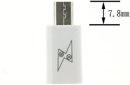 System-S USB Typ C 3.1 Buchse auf Micro USB 2.0 Stecker Adapter - DREIKS