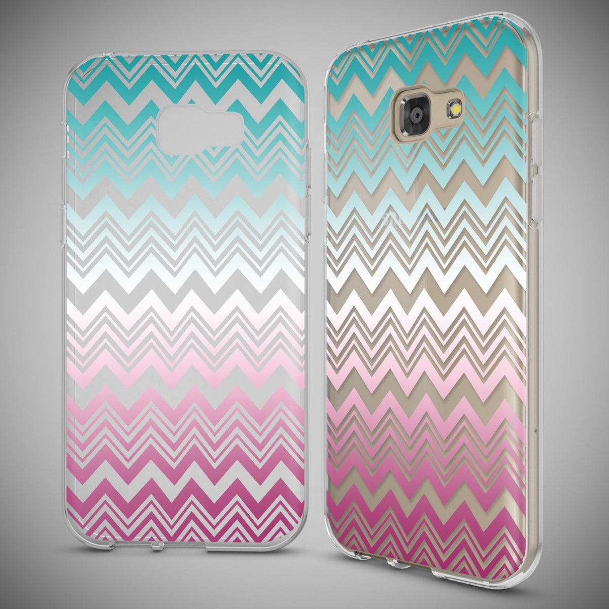 NALIA Handyhülle kompatibel mit Samsung Galaxy A5 2017, Slim Silikon Motiv Case Cover Schutz-Hülle Dünn Durchsichtig Etui Handy-Tasche Backcover Transparent Bumper