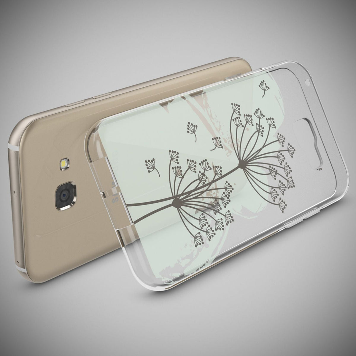 NALIA Handyhülle kompatibel mit Samsung Galaxy A5 2017, Slim Silikon Motiv Case Cover Schutz-Hülle Dünn Durchsichtig Etui Handy-Tasche Backcover Transparent Bumper