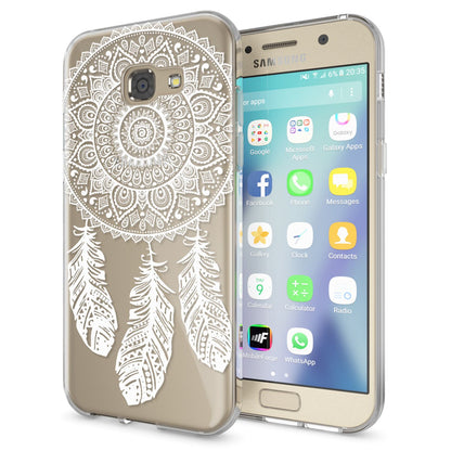 NALIA Handyhülle kompatibel mit Samsung Galaxy A5 2017, Slim Silikon Motiv Case Cover Schutz-Hülle Dünn Durchsichtig Etui Handy-Tasche Backcover Transparent Bumper