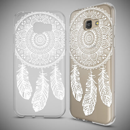 NALIA Handyhülle kompatibel mit Samsung Galaxy A5 2017, Slim Silikon Motiv Case Cover Schutz-Hülle Dünn Durchsichtig Etui Handy-Tasche Backcover Transparent Bumper