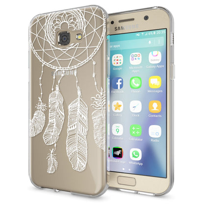 NALIA Handyhülle kompatibel mit Samsung Galaxy A5 2017, Slim Silikon Motiv Case Cover Schutz-Hülle Dünn Durchsichtig Etui Handy-Tasche Backcover Transparent Bumper