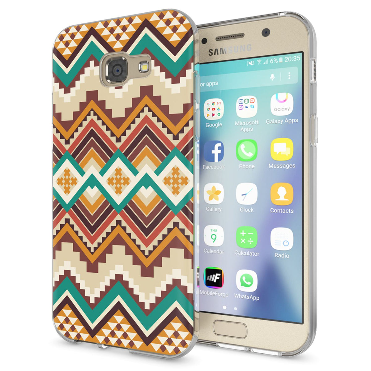 NALIA Handyhülle kompatibel mit Samsung Galaxy A5 2017, Slim Silikon Motiv Case Cover Schutz-Hülle Dünn Durchsichtig Etui Handy-Tasche Backcover Transparent Bumper