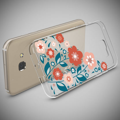 NALIA Handyhülle kompatibel mit Samsung Galaxy A5 2017, Slim Silikon Motiv Case Cover Schutz-Hülle Dünn Durchsichtig Etui Handy-Tasche Backcover Transparent Bumper