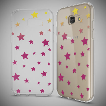 NALIA Handyhülle kompatibel mit Samsung Galaxy A5 2017, Slim Silikon Motiv Case Cover Schutz-Hülle Dünn Durchsichtig Etui Handy-Tasche Backcover Transparent Bumper