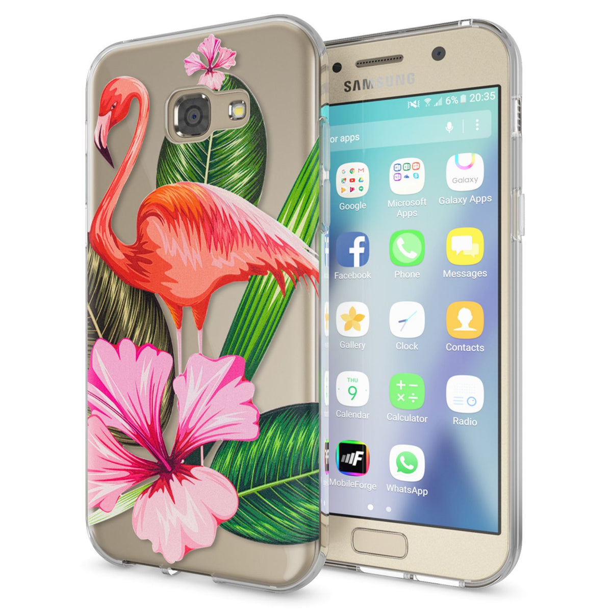 NALIA Handyhülle kompatibel mit Samsung Galaxy A5 2017, Slim Silikon Motiv Case Cover Schutz-Hülle Dünn Durchsichtig Etui Handy-Tasche Backcover Transparent Bumper