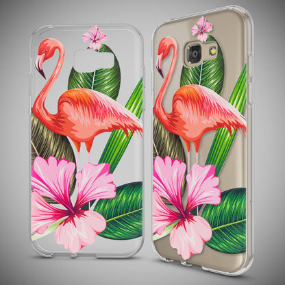 NALIA Handyhülle kompatibel mit Samsung Galaxy A5 2017, Slim Silikon Motiv Case Cover Schutz-Hülle Dünn Durchsichtig Etui Handy-Tasche Backcover Transparent Bumper