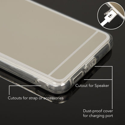 NALIA Spiegel Hülle kompatibel mit Huawei Nova, Ultra-Slim Mirror Case Cover Silikon Schutzhülle, Dünne Handyhülle Backcover verspiegelt, Handy-Tasche Bumper Skin Smart-Phone Etui