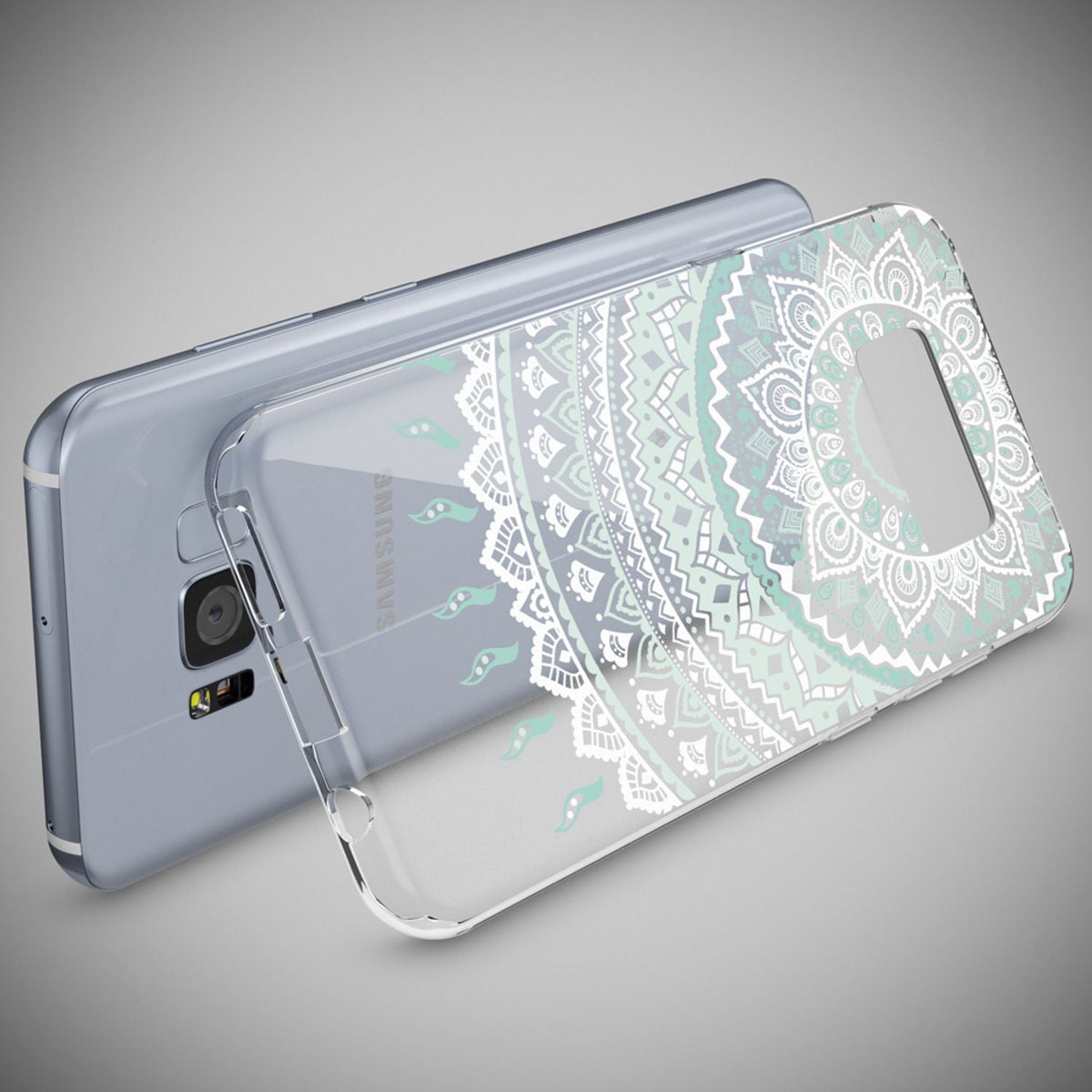 NALIA Handyhülle kompatibel mit Samsung Galaxy S8, Motiv Design Slim Silikon Case Cover, Crystal Schutzhülle Handy-Tasche Dünn, Muster Backcover Bumper Smart-Phone Hülle