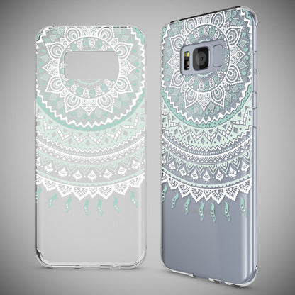 NALIA Handyhülle kompatibel mit Samsung Galaxy S8 Plus, Motiv Design Slim Silikon Case Cover, Crystal Schutzhülle Handy-Tasche Dünn, Muster Backcover Smart-Phone Hülle