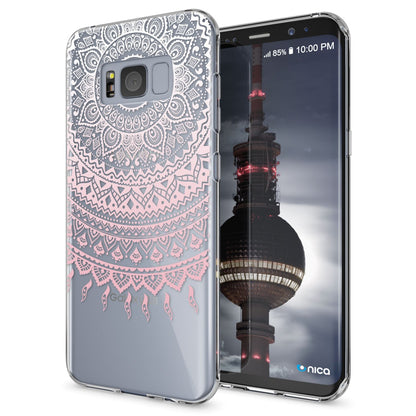 NALIA Handyhülle kompatibel mit Samsung Galaxy S8, Motiv Design Slim Silikon Case Cover, Crystal Schutzhülle Handy-Tasche Dünn, Muster Backcover Bumper Smart-Phone Hülle