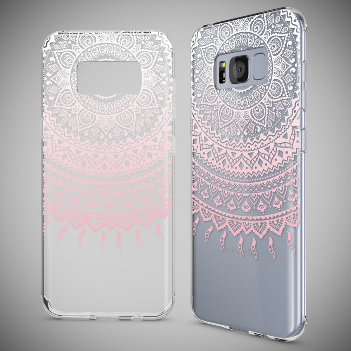 NALIA Handyhülle kompatibel mit Samsung Galaxy S8 Plus, Motiv Design Slim Silikon Case Cover, Crystal Schutzhülle Handy-Tasche Dünn, Muster Backcover Smart-Phone Hülle