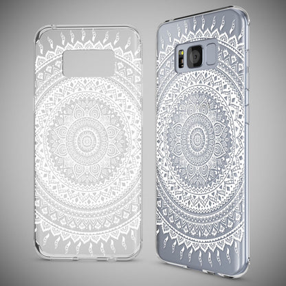 NALIA Handyhülle kompatibel mit Samsung Galaxy S8 Plus, Motiv Design Slim Silikon Case Cover, Crystal Schutzhülle Handy-Tasche Dünn, Muster Backcover Smart-Phone Hülle