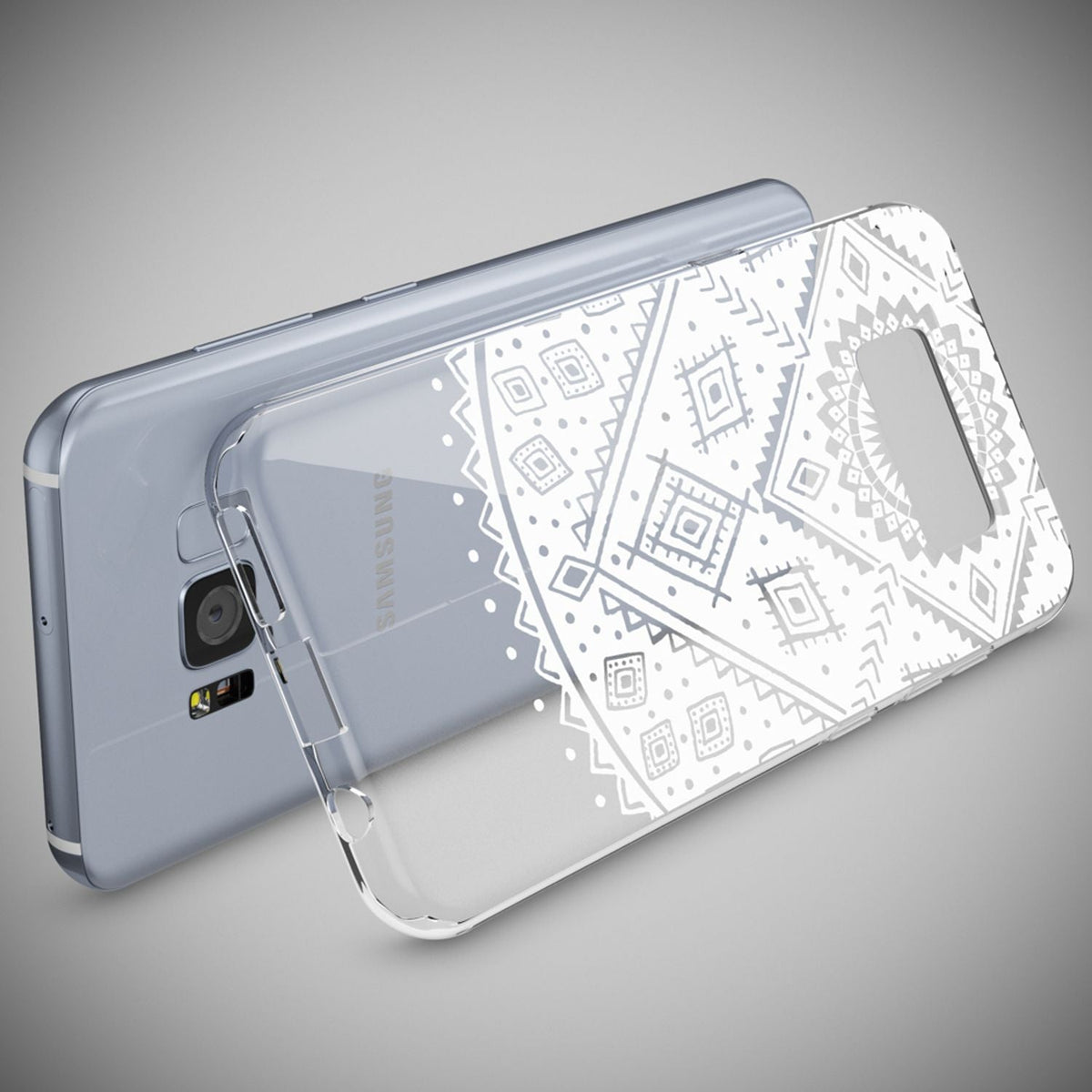 NALIA Handyhülle kompatibel mit Samsung Galaxy S8, Motiv Design Slim Silikon Case Cover, Crystal Schutzhülle Handy-Tasche Dünn, Muster Backcover Bumper Smart-Phone Hülle