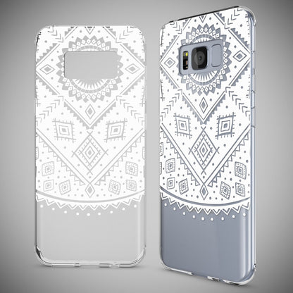 NALIA Handyhülle kompatibel mit Samsung Galaxy S8, Motiv Design Slim Silikon Case Cover, Crystal Schutzhülle Handy-Tasche Dünn, Muster Backcover Bumper Smart-Phone Hülle