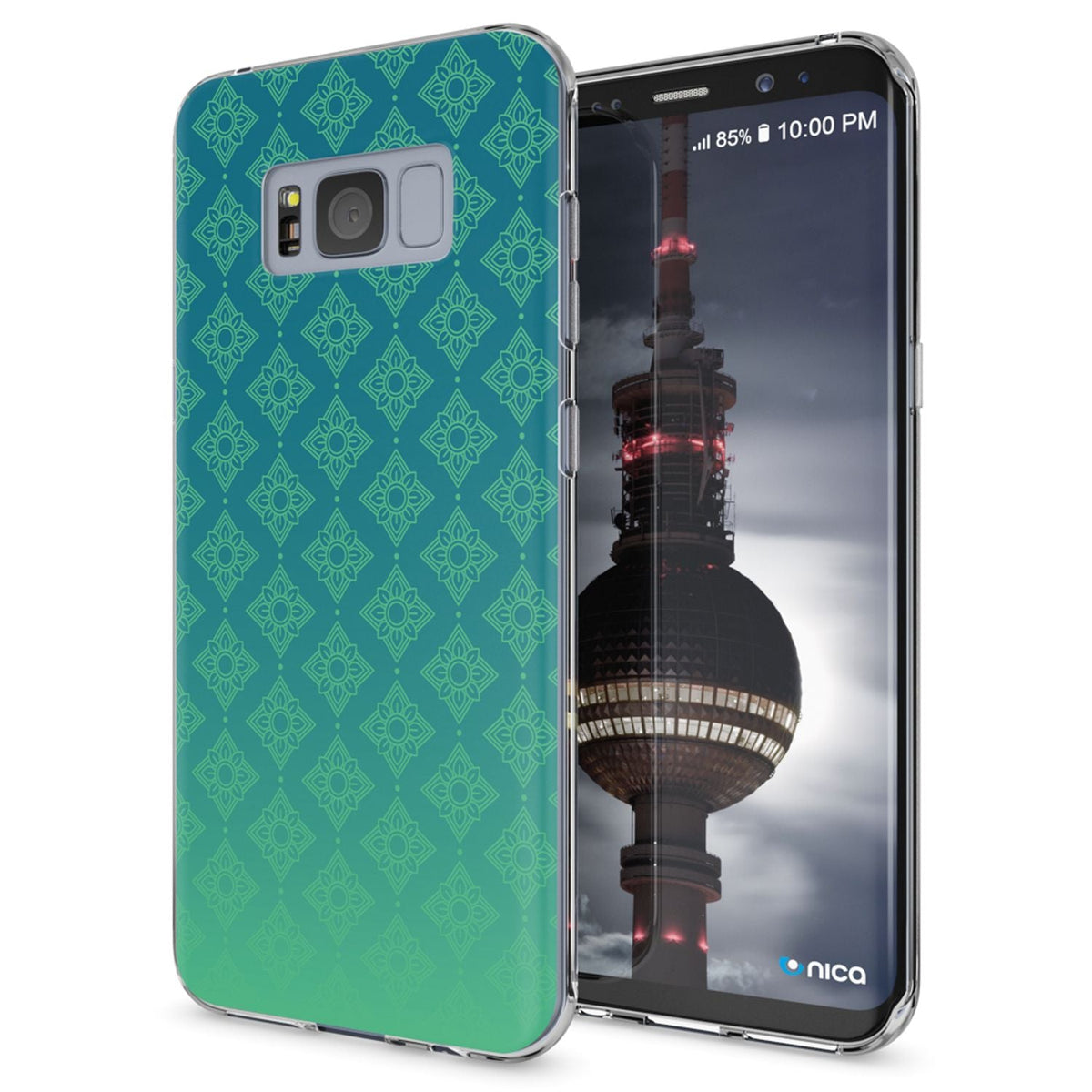 NALIA Handyhülle kompatibel mit Samsung Galaxy S8, Motiv Design Slim Silikon Case Cover, Crystal Schutzhülle Handy-Tasche Dünn, Muster Backcover Bumper Smart-Phone Hülle
