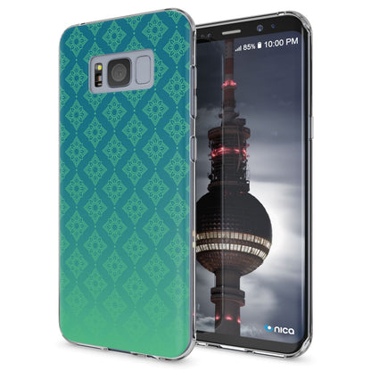 NALIA Handyhülle kompatibel mit Samsung Galaxy S8, Motiv Design Slim Silikon Case Cover, Crystal Schutzhülle Handy-Tasche Dünn, Muster Backcover Bumper Smart-Phone Hülle