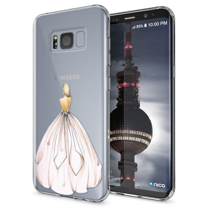 NALIA Handyhülle kompatibel mit Samsung Galaxy S8 Plus, Motiv Design Slim Silikon Case Cover, Crystal Schutzhülle Handy-Tasche Dünn, Muster Backcover Smart-Phone Hülle