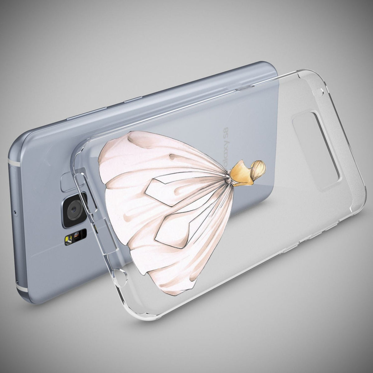 NALIA Handyhülle kompatibel mit Samsung Galaxy S8 Plus, Motiv Design Slim Silikon Case Cover, Crystal Schutzhülle Handy-Tasche Dünn, Muster Backcover Smart-Phone Hülle