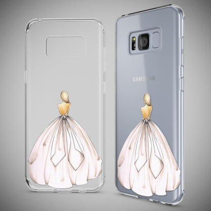 NALIA Handyhülle kompatibel mit Samsung Galaxy S8, Motiv Design Slim Silikon Case Cover, Crystal Schutzhülle Handy-Tasche Dünn, Muster Backcover Bumper Smart-Phone Hülle