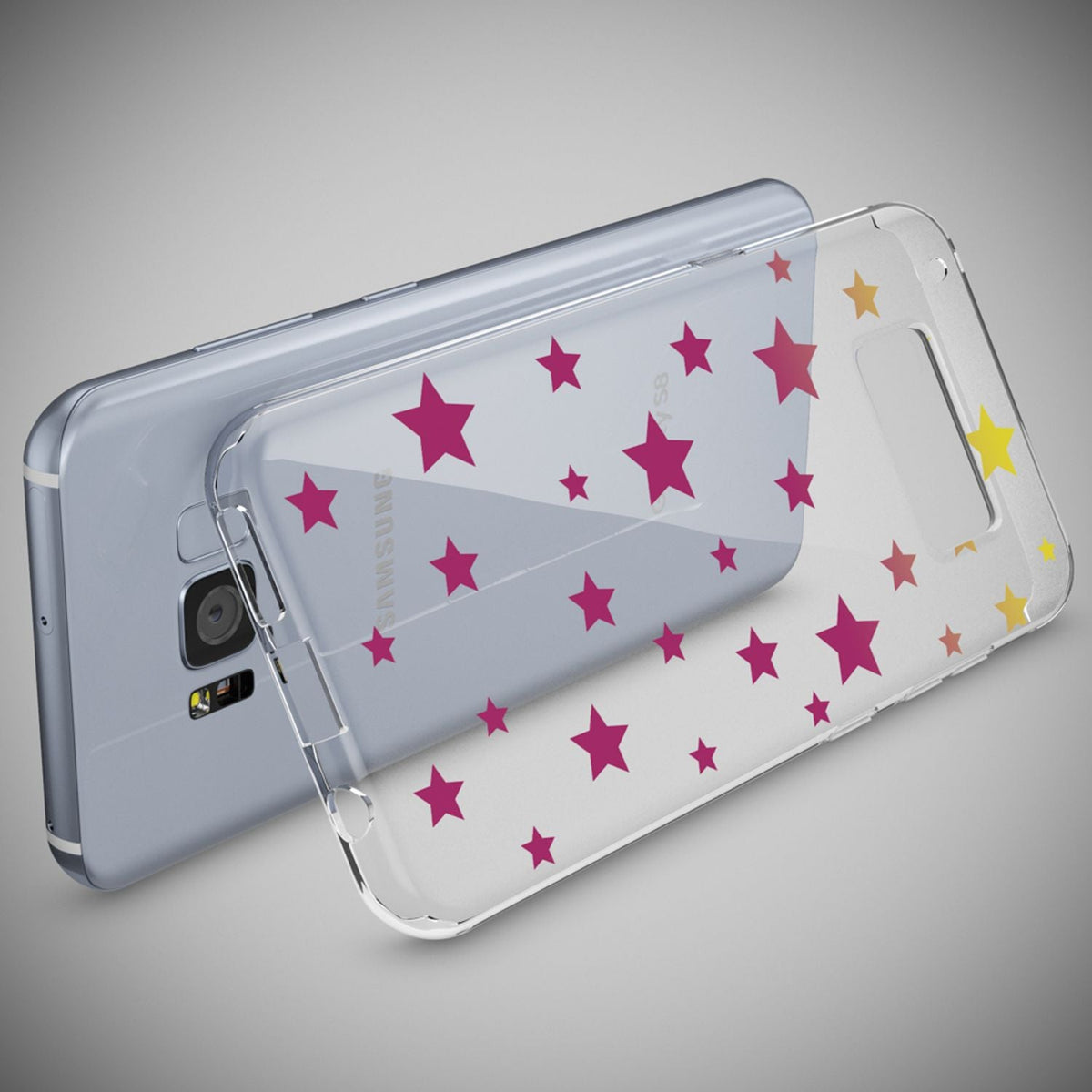 NALIA Handyhülle kompatibel mit Samsung Galaxy S8, Motiv Design Slim Silikon Case Cover, Crystal Schutzhülle Handy-Tasche Dünn, Muster Backcover Bumper Smart-Phone Hülle