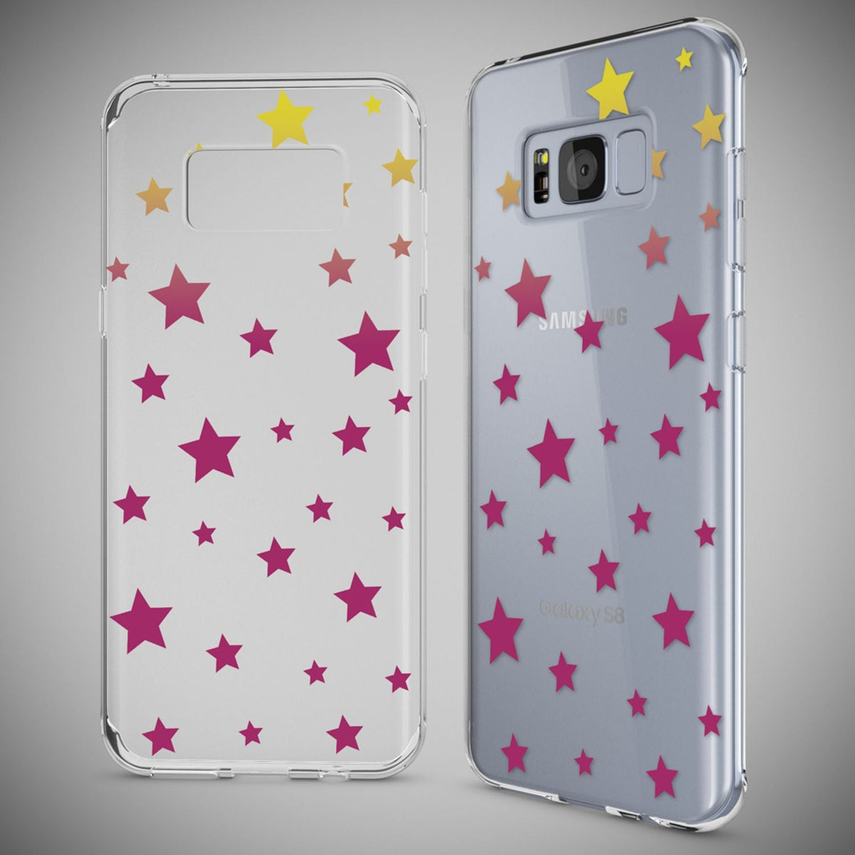 NALIA Handyhülle kompatibel mit Samsung Galaxy S8, Motiv Design Slim Silikon Case Cover, Crystal Schutzhülle Handy-Tasche Dünn, Muster Backcover Bumper Smart-Phone Hülle