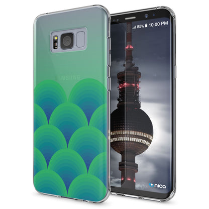 NALIA Handyhülle kompatibel mit Samsung Galaxy S8 Plus, Motiv Design Slim Silikon Case Cover, Crystal Schutzhülle Handy-Tasche Dünn, Muster Backcover Smart-Phone Hülle