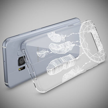 NALIA Handyhülle kompatibel mit Samsung Galaxy S8 Plus, Motiv Design Slim Silikon Case Cover, Crystal Schutzhülle Handy-Tasche Dünn, Muster Backcover Smart-Phone Hülle