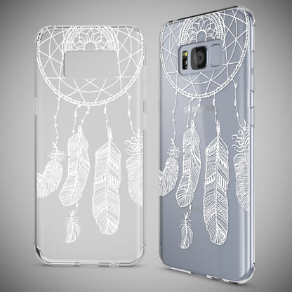 NALIA Handyhülle kompatibel mit Samsung Galaxy S8 Plus, Motiv Design Slim Silikon Case Cover, Crystal Schutzhülle Handy-Tasche Dünn, Muster Backcover Smart-Phone Hülle