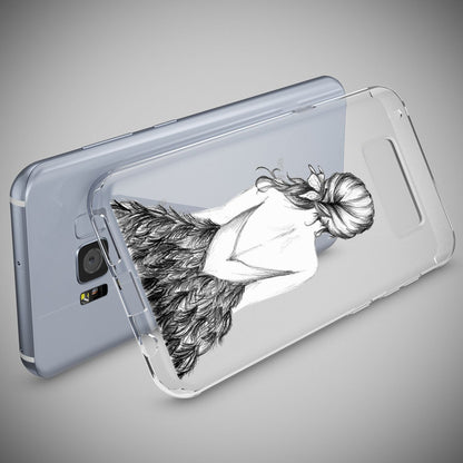 NALIA Handyhülle kompatibel mit Samsung Galaxy S8, Motiv Design Slim Silikon Case Cover, Crystal Schutzhülle Handy-Tasche Dünn, Muster Backcover Bumper Smart-Phone Hülle