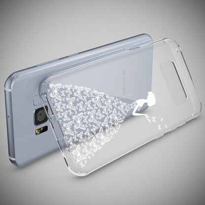 NALIA Handyhülle kompatibel mit Samsung Galaxy S8, Motiv Design Slim Silikon Case Cover, Crystal Schutzhülle Handy-Tasche Dünn, Muster Backcover Bumper Smart-Phone Hülle