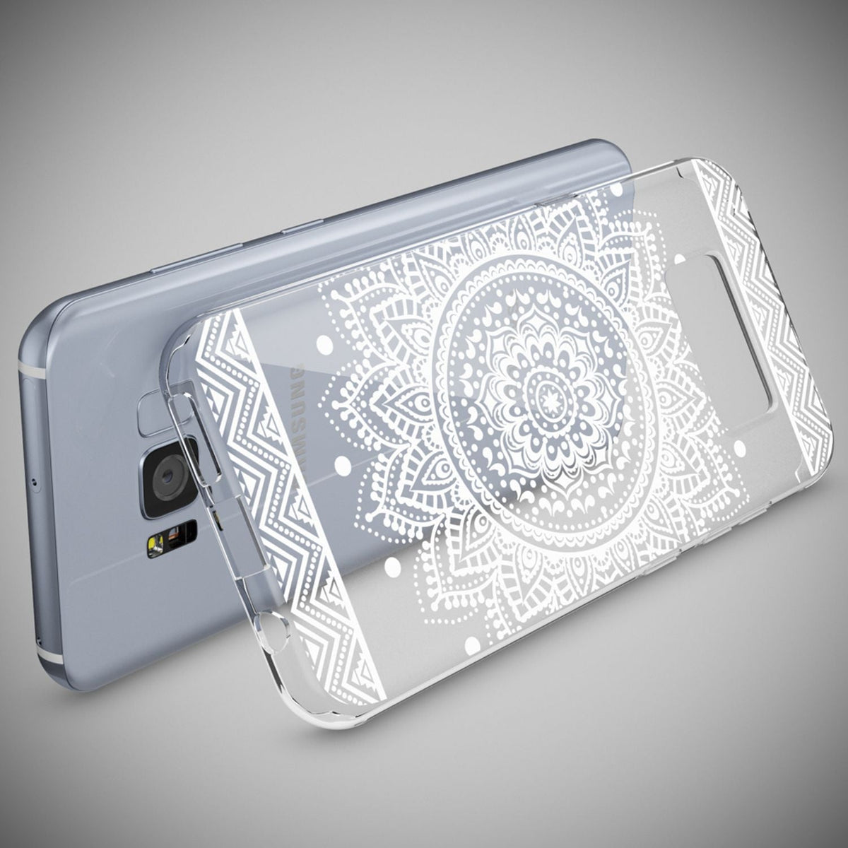 NALIA Handyhülle kompatibel mit Samsung Galaxy S8 Plus, Motiv Design Slim Silikon Case Cover, Crystal Schutzhülle Handy-Tasche Dünn, Muster Backcover Smart-Phone Hülle