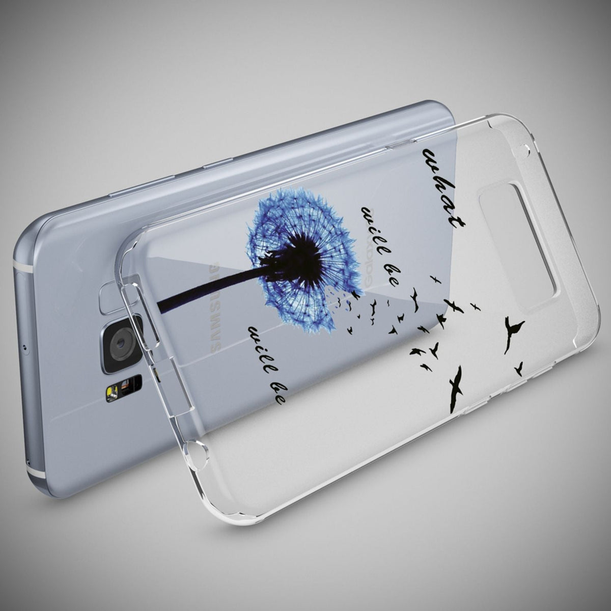 NALIA Handyhülle kompatibel mit Samsung Galaxy S8 Plus, Motiv Design Slim Silikon Case Cover, Crystal Schutzhülle Handy-Tasche Dünn, Muster Backcover Smart-Phone Hülle