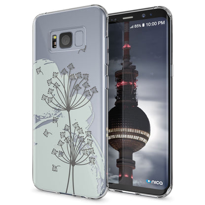 NALIA Handyhülle kompatibel mit Samsung Galaxy S8, Motiv Design Slim Silikon Case Cover, Crystal Schutzhülle Handy-Tasche Dünn, Muster Backcover Bumper Smart-Phone Hülle