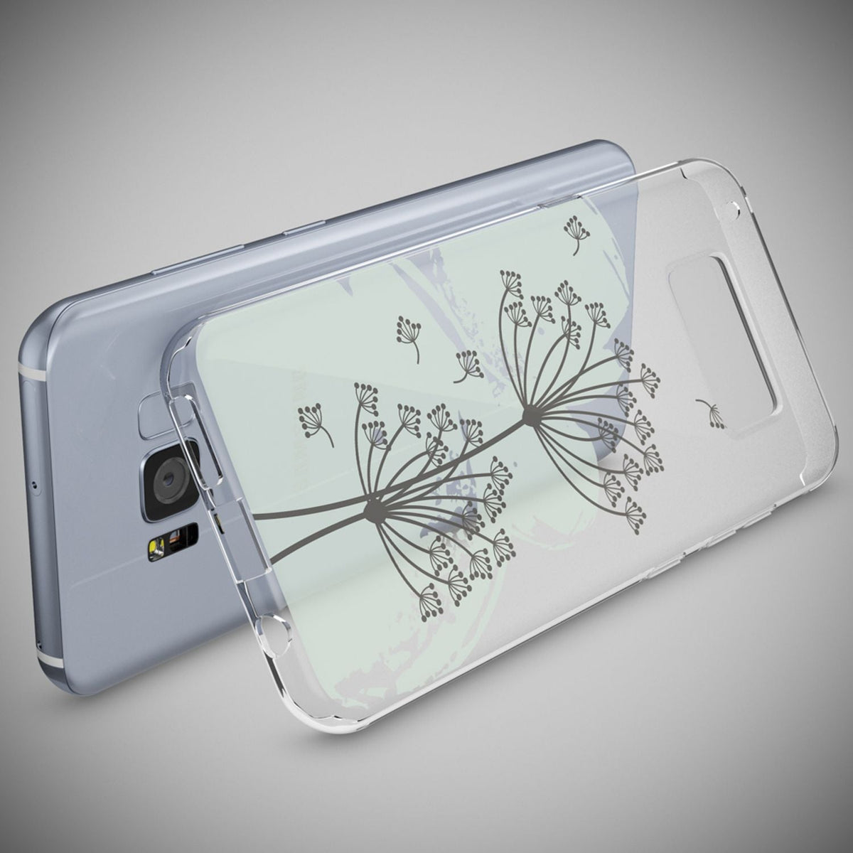 NALIA Handyhülle kompatibel mit Samsung Galaxy S8, Motiv Design Slim Silikon Case Cover, Crystal Schutzhülle Handy-Tasche Dünn, Muster Backcover Bumper Smart-Phone Hülle